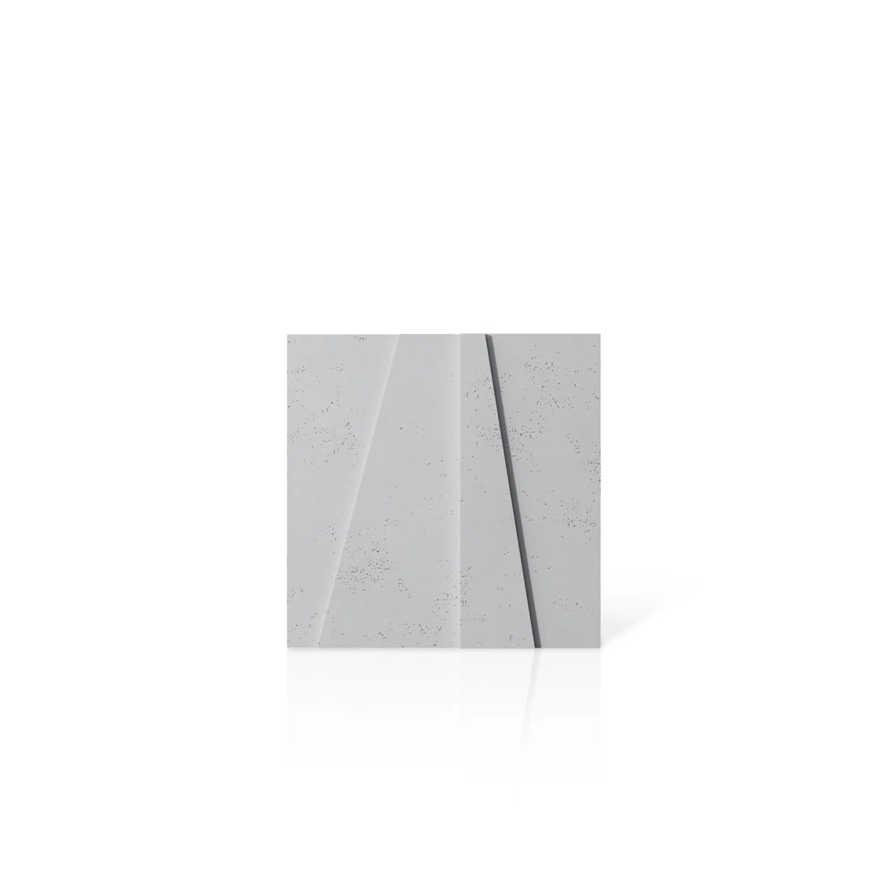 3D Concrete Wall Panels BOOKCASE colour swatch on white background DecorMania.eu